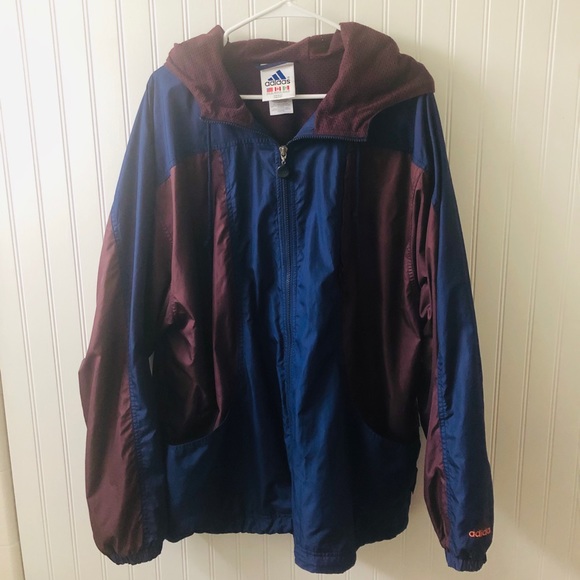 ❌SOLD❌ADIDAS Vintage Colorblock Windbreaker Jacket - Picture 2 of 6